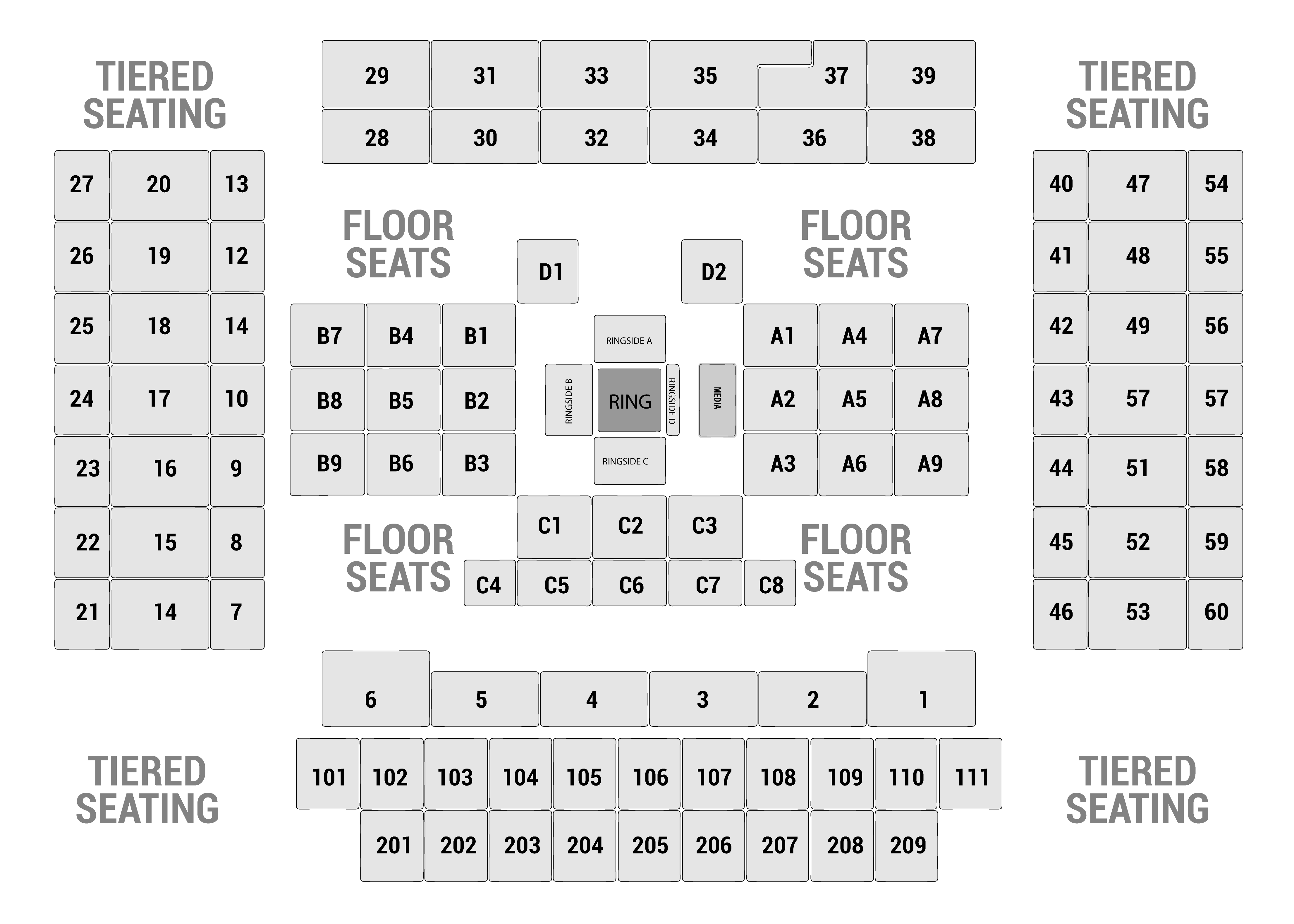 Kingdom Arena, Riyadh, Saudi Arabia / Kingdom Arena, Riyadh, Saudi Arabia Venue Seating Plan