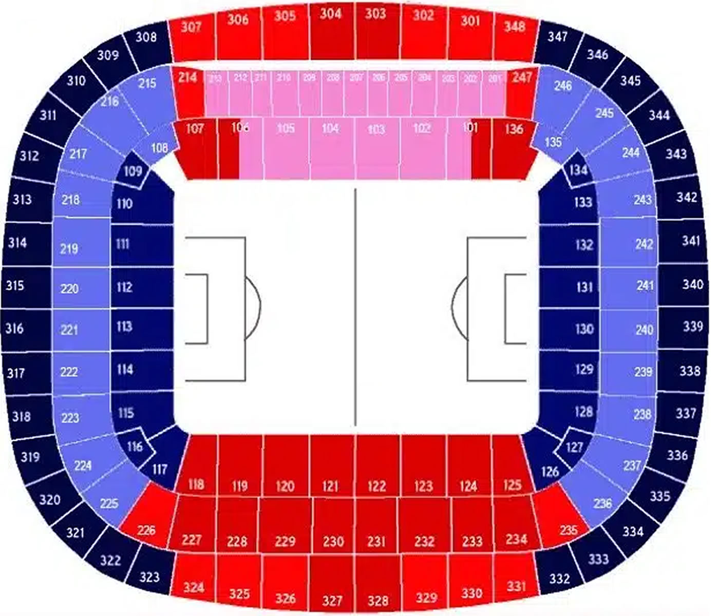 Allianz Arena, Munich, Germany / Allianz Arena, Munich, Germany Venue Seating Plan