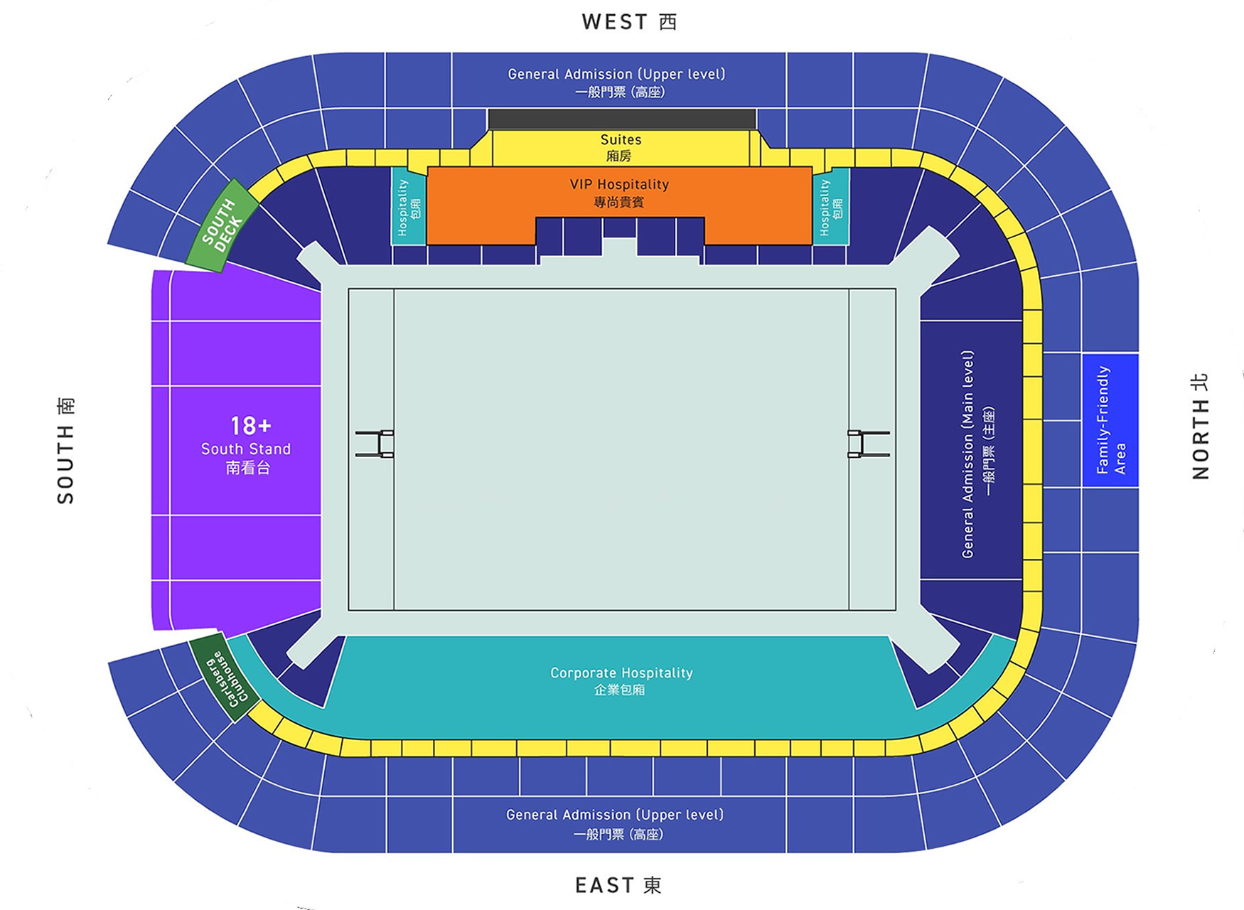 Kai Tak Sports Park, Kai Tak, Hong Kong / Kai Tak Sports Park, Kai Tak, Hong Kong Venue Seating Plan