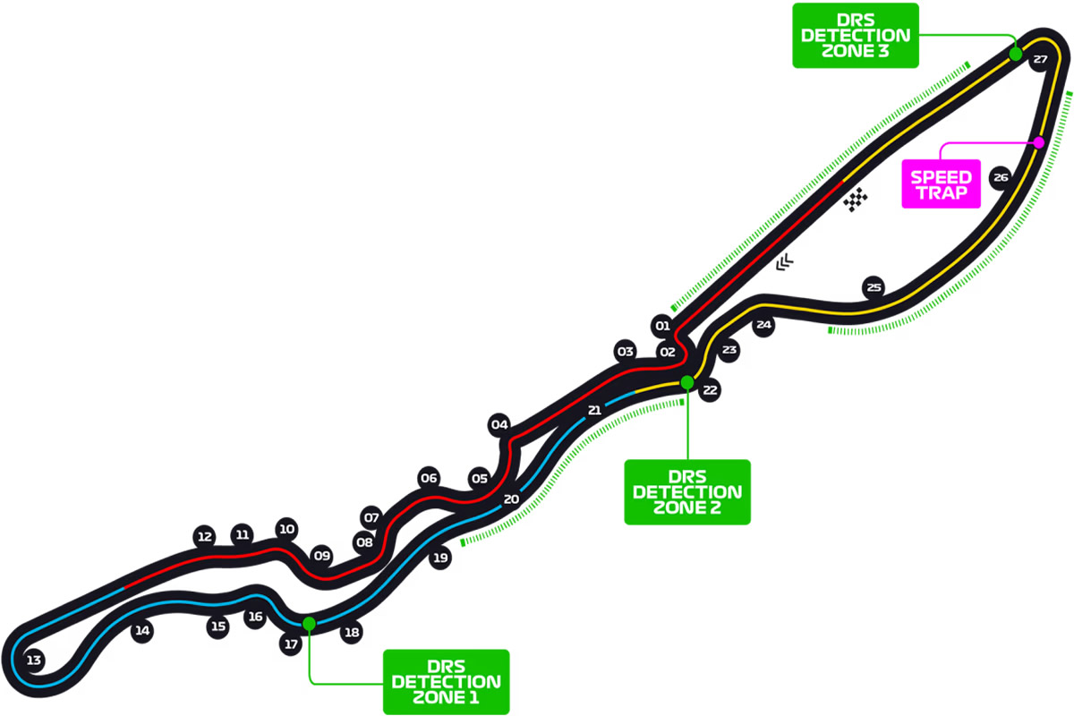 Jeddah Street Circuit, Jeddah, Saudi Arabia / Jeddah Street Circuit, Jeddah, Saudi Arabia Venue Seating Plan