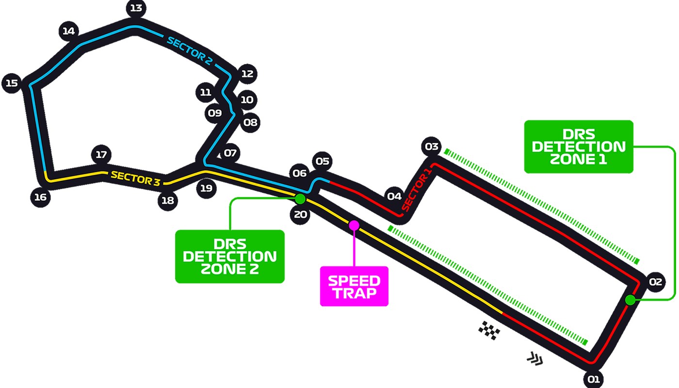 Baku City Circuit, Baku, Azerbaijan / Baku City Circuit, Baku, Azerbaijan Venue Seating Plan